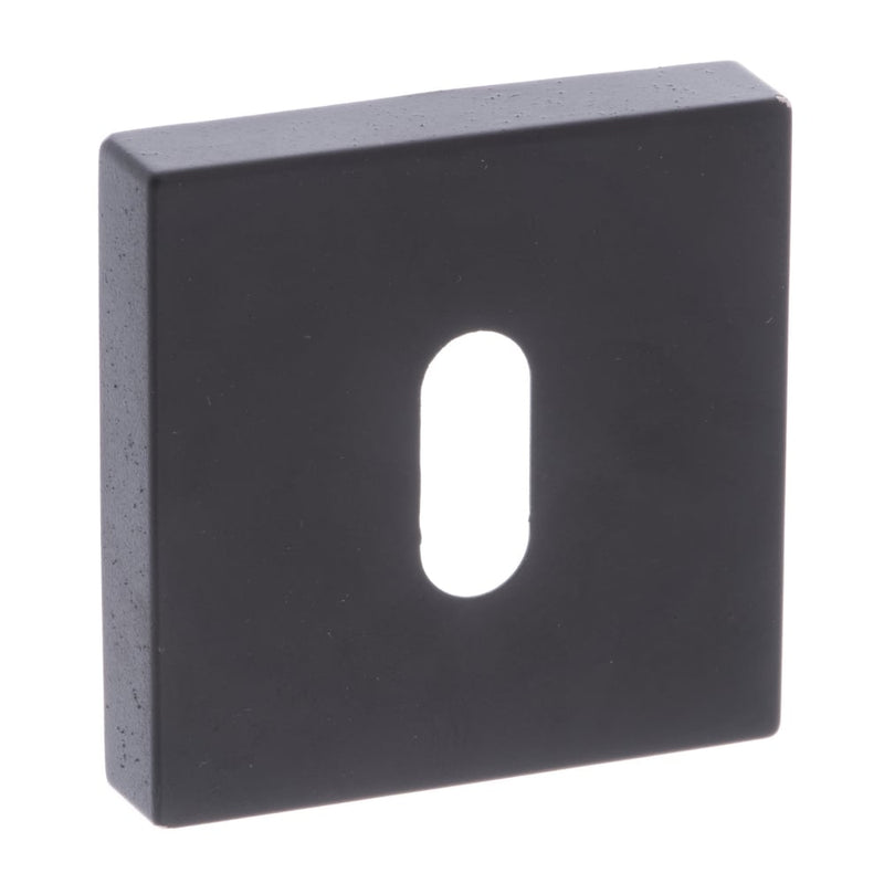 Atlantic Forme Square Key Escutcheon (Matt Black)