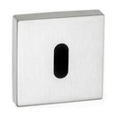 Atlantic Forme Square Key Escutcheon (Satin Chrome)