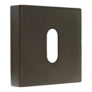 Atlantic Forme Square Key Escutcheon (Urban Dark Bronze)