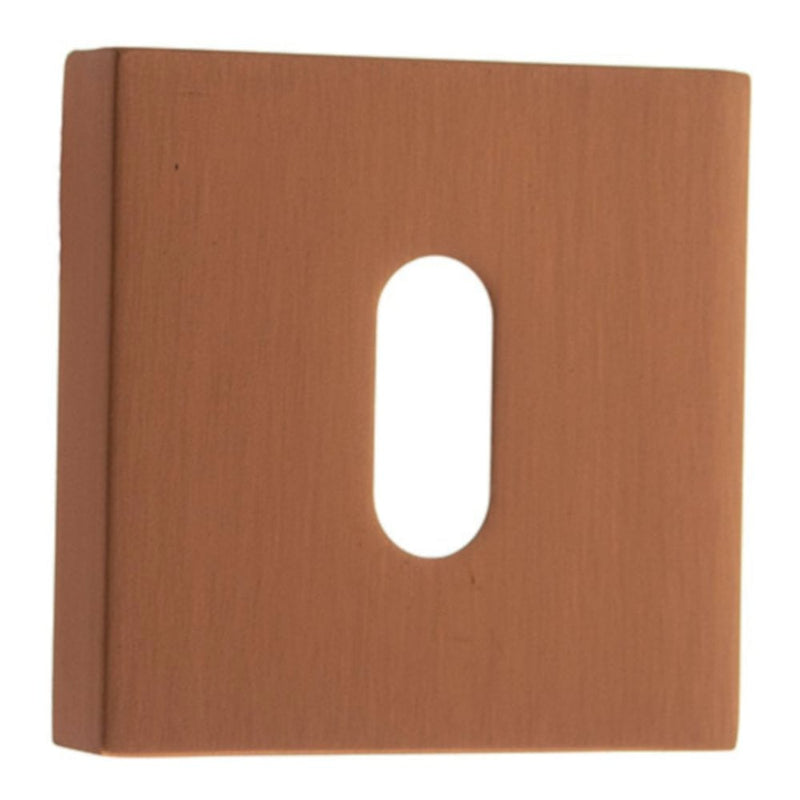 Atlantic Forme Square Key Escutcheon (Urban Satin Copper)