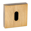 Atlantic Forme Square Key Escutcheon (Yester Bronze)