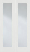 LPD Solid White Primed Pattern 20 Glazed Pair Internal door 