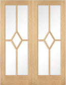 LPD Pre-finished Oak Reims Pair Internal door