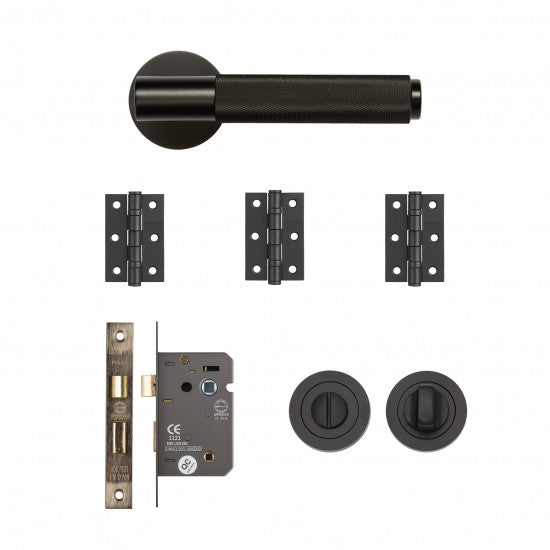 Deanta Sparta Bathroom Kit Matt Black Finish