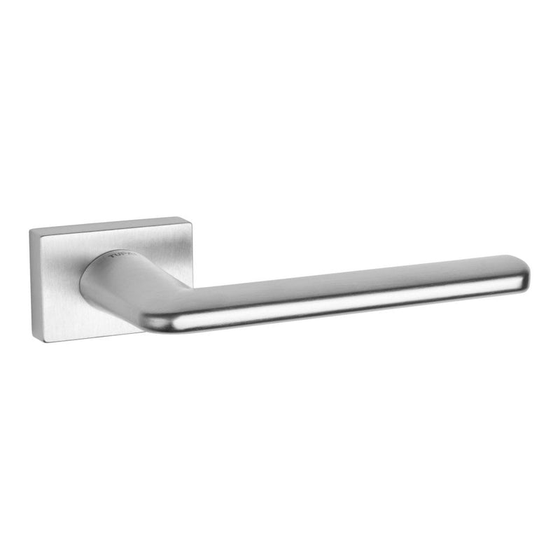 Atlantic Tavira Lever on Rectangular Rose (Satin Chrome)