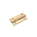 Zoo Solid Drawn Brass Butt Hinge - 38 x 22 x 1.3mm-Satin Brass