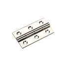 Zoo Solid Drawn Brass Butt Hinge - 50 x 28 x 1.5mm-Polished Nickel
