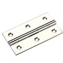 Zoo Solid Drawn Brass Butt Hinge - 75 x 41 x 2mm-Polished Nickel