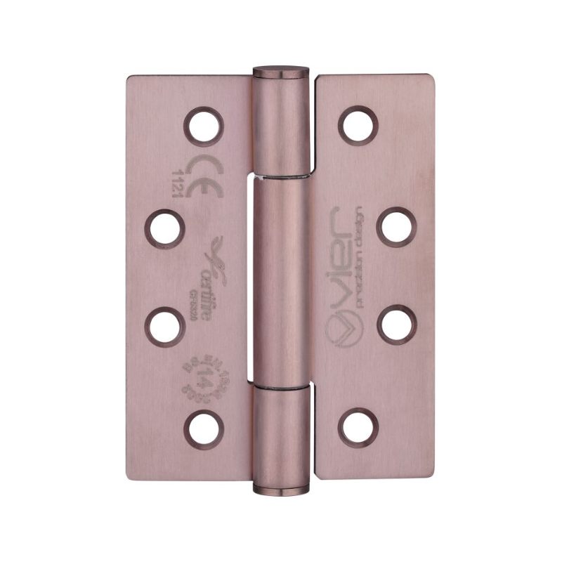 Zoo Grade 14 Concealed Bearing Hinge Stainless Steel - Grade 201 - 102 x 76 x 3mm-Satin Stainless