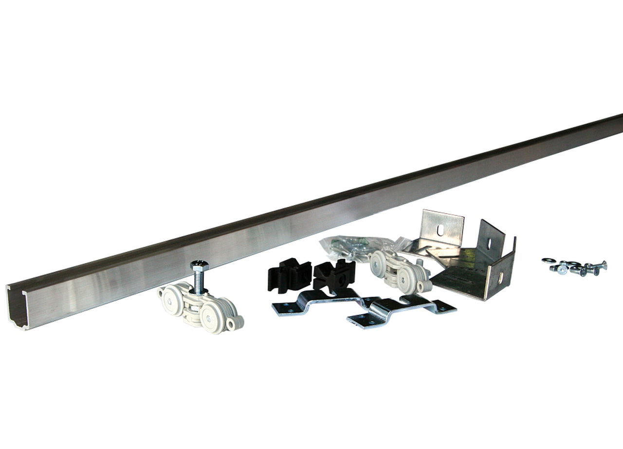 Eclisse Wall Mounted Sliding Door Kit and Pelmet- 2m Track- Paris 2
