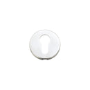 Zoo Escutcheons Euro Profile 53mm dia-Satin Aluminium