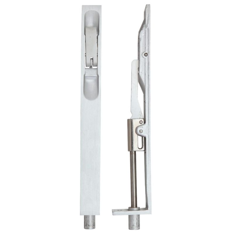 Zoo Lever Action Flush Bolt 20 x 200mm-Satin Aluminium