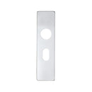 Zoo Spare Push on Oval Backplate for Aluminium-Satin Aluminium