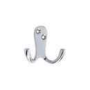 Zoo Double Robe Hook-Polished Chrome
