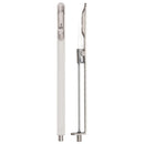 Zoo Lever Action Flush Bolt Radius 20mm x 305mm-Satin Stainless