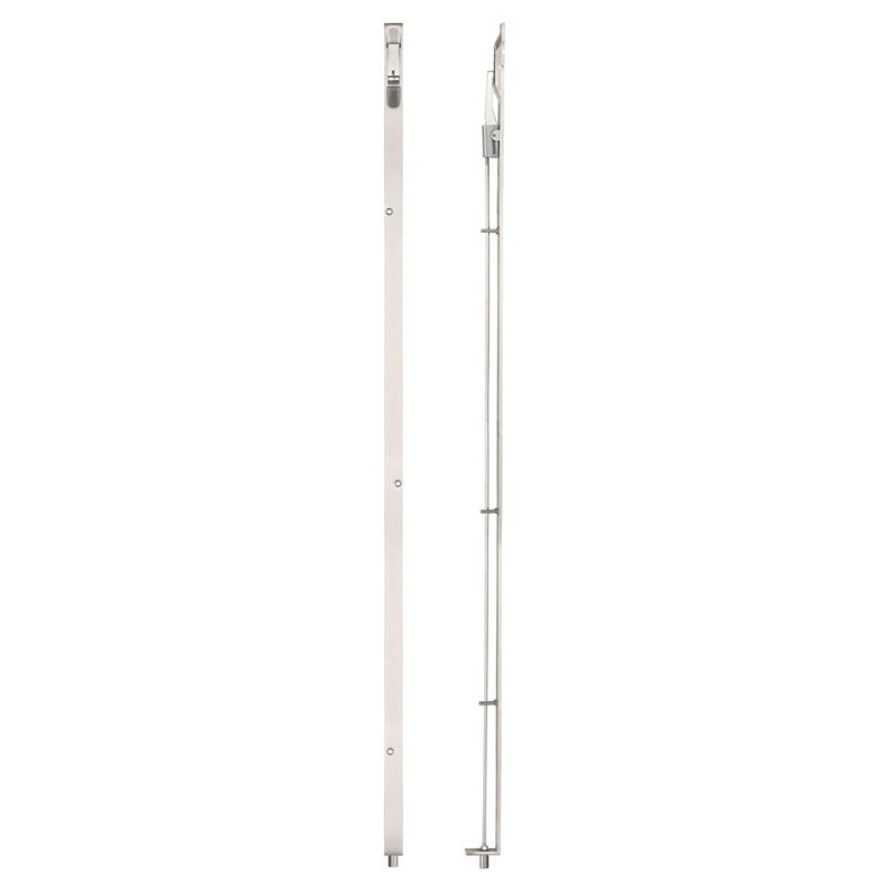 Zoo Lever Action Flush Bolt 20 x 914mm-Satin Stainless