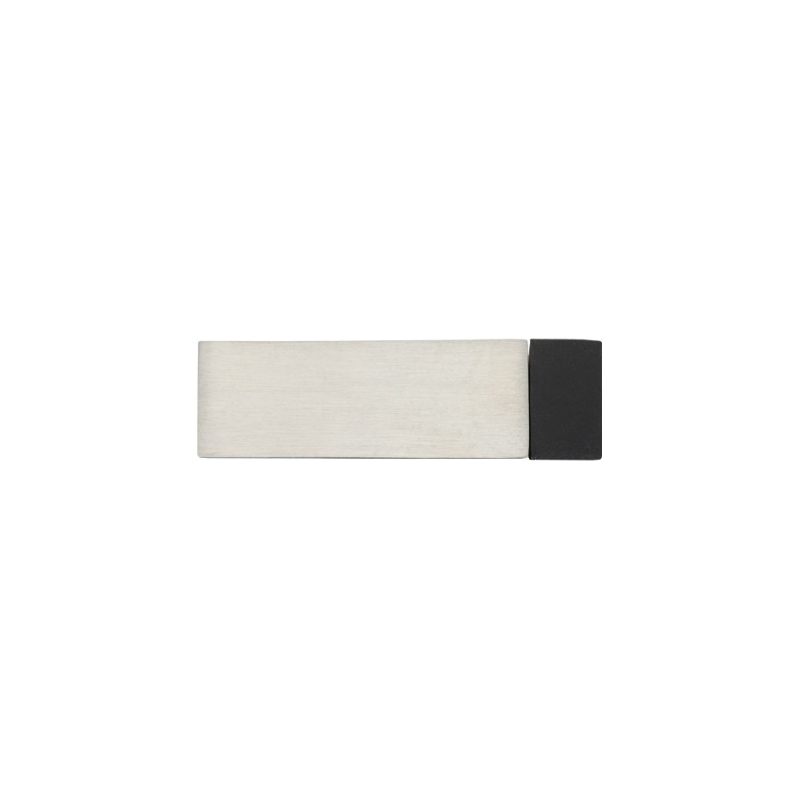 Zoo Square Door Stop 65mm-Satin Stainless