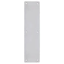 Zoo Finger Plate - Blank (Radius) 75mm x 300mm-Satin Stainless