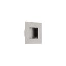 Zoo Square Flush Pull 40mm x 40mm-Satin Stainless
