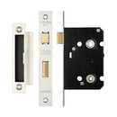Zoo Bathroom Lock 2.5" - 57mm c/c-Satin Stainless