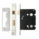 Zoo Bathroom Lock 3" - 57mm c/c-Satin Stainless