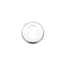Zoo Escutcheons Oval Profile 51.5mm-Satin Aluminium