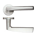 Zoo Stainless Steel Lever - Push on Rose - Grade 304-Satin Stainless