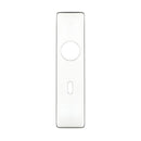 Zoo Cover plate for 19 mm RTD Lever on Short Backplate - Lock 57mm - 45mm x 180mm PSS-Polished Stainless