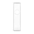 Zoo Cover plate for 19 mm RTD Lever on Short Backplate - Latch - 45mm x 180mm PSS-Polished Stainless