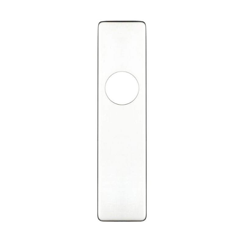 Zoo Cover plate for 19 mm RTD Lever on Short Backplate - Latch - 45mm x 180mm PSS-Polished Stainless